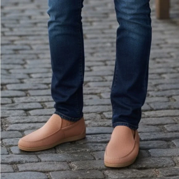 Rothy's Men's The Ravello Loafer Faded Pink Knit Slip-On Casual Shoes Size 11